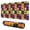 Halloween Patchwork Icons, variant on Long Mouse Pads for Desk,Halloween Patterned Pumpkins (2) Desk Mats on Top Of Desks, Desk Mouse Pad Extra Large with 3mm Non-Slip Base and Stitched Edge for Gaming,Office,Work,Home 31.5x11.8in