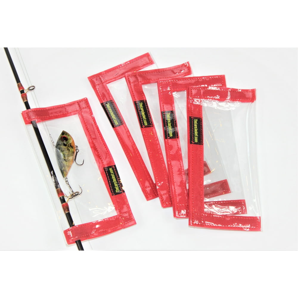 The Lure Jacket "Angler" 5Pack 5 Color Options 8"L x 8"W; Fishing
