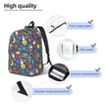 thumbnail image 5 of Easygd Cartoon Space Canvas Backpack: Stylish, Lightweight, and Versatile with Large Capacity and Adjustable Straps –, 5 of 7