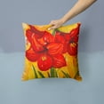 thumbnail image 2 of Carolines Treasures 6067PW1414 Flower - Amaryllis Decorative   Canvas Fabric Pillow 14Hx14W multicolor, 2 of 4