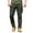 #Army Green, variant on DPTALR Men's Summer Button Pocket Casual Pants,Army Green Big and Tall Men L