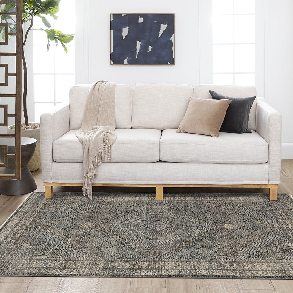 Mohawk Home Briarwood Woven Area Rug, Grey, 5' 3" x 8'