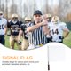thumbnail image 3 of IFANLANDOR White Signal Flag for Referee Use with Sturdy Construction for Races and Football Events, 3 of 8