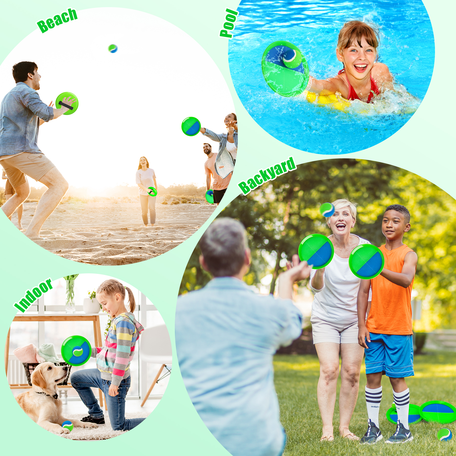 PlayZap Toss and Catch Ball Set photo 3