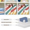 thumbnail image 5 of Ryvnso Rainbow Geometric Stripes Lines Storage Bins Large Basket Foldable Cube Toys Organizer with Handles 1 PC, 5 of 7