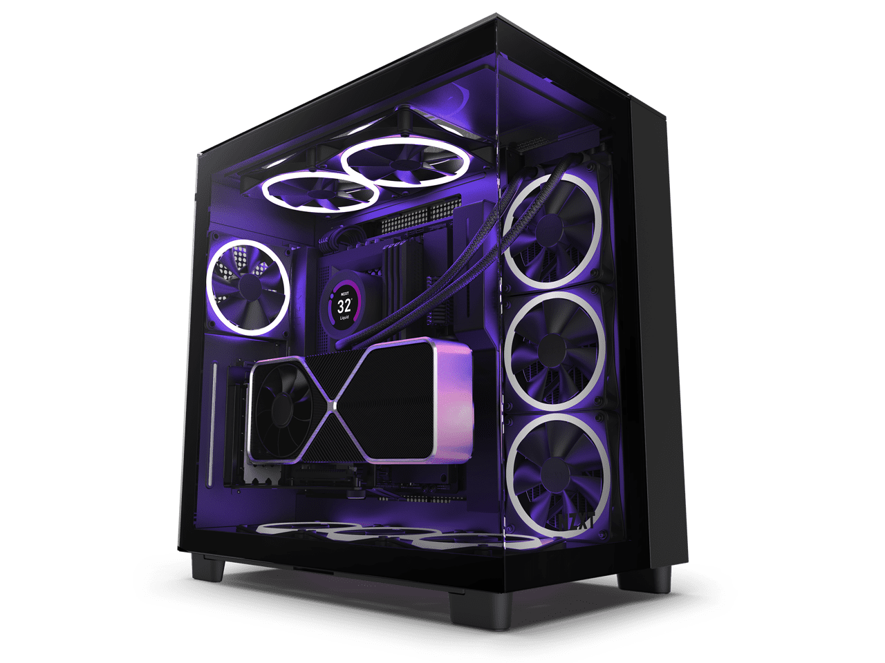 NZXT H9 Elite Flow RGB＋ NZXT | H9 Flow RGB+ | Dual-Chamber Mid-Tower ATX Case