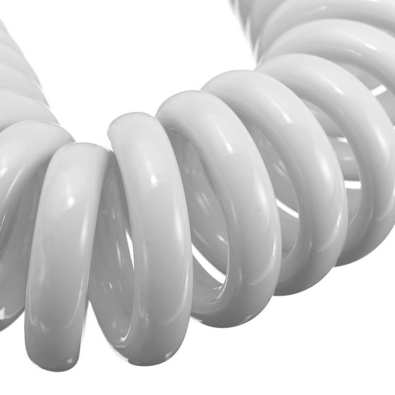 ABS Telephone Line Style Spring Flexible Shower Hose Water Plumbing Toilet Bidet Sprayer Gun Connect Pipe - Walmart.com