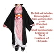 thumbnail image 3 of Disfraz de cosplay Nezuko, cazador de demonios, kimono para adultos, 3 of 5