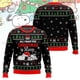 thumbnail image 4 of Suéteres feos navideños con dibujos animados de Snoopy Suéteres feos navideños con estampado 3D de Charlie Brown Suéteres casuales de moda para hombres y mujeres, 4 of 5