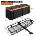 Hitch Mount Cargo Carrier Basket 60" x 20" x 5.9"+Waterproof Cargo Bag