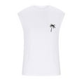 thumbnail image 3 of Hessimy Men's Tank Top Cotton Workout Sleeveless Muscle T Shirts Casual Summer Tank Shirts（White,L), 3 of 4
