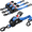 Blue, variant on TLGREEN Retractable Ratchet Straps, 4Pack,1” x 10’ 1650lb Break Strength Heavy Duty Auto Self Retracting Tie Down Straps for Truck, Cargo, Motorcycle, ATV, UTV,Boat