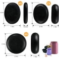 thumbnail image 4 of 10 Pieces Hot Massage Stones Warmer Heated Rocks Basalt Stones Set 3 Size Essent, 4 of 5