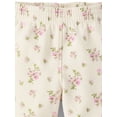thumbnail image 2 of The Children's Place Toddler Girls Fleece Wide Leg Lounge Pants, Sizes 12M-5T, 2 of 4