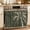 Dark green, variant on Oven Skirt Curtain for Kitchen 20x27 Inch, Coconut Palm Trees Oven Curtain with 8 Ribbon Ties & Ruffle Trim, Stove Skirt Curtain Dishwasher for Cabinets Over Sinks Summer Tropical Plants Rust Red