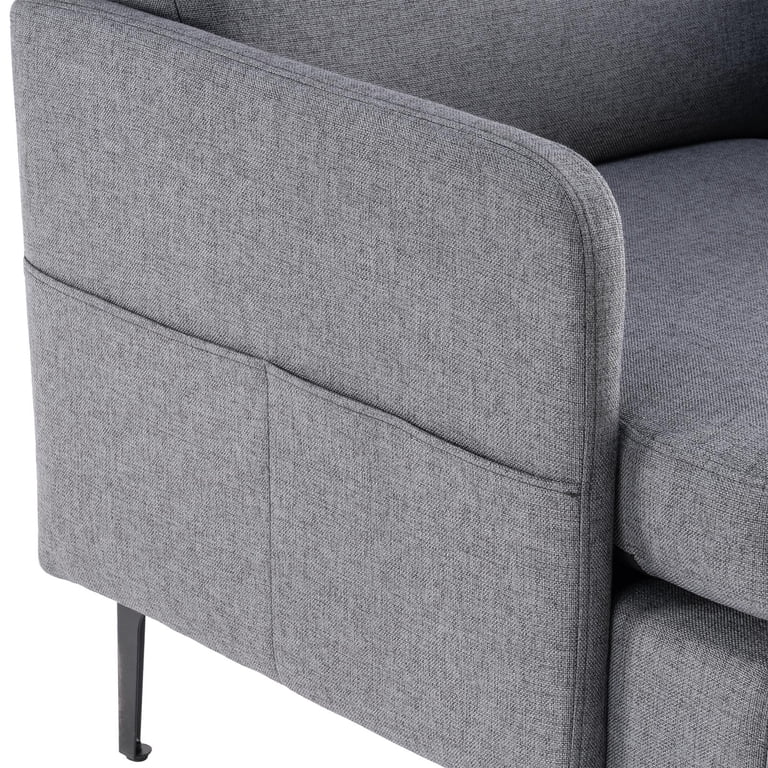 椅子・チェア KANADEMONO Fabric Armchair グレー
