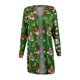 thumbnail image 4 of Blusa superior tipo cárdigan de manga larga con botones informales a la moda con estampado navideño para mujer Fridja  fksj905, 4 of 5
