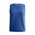 thumbnail image 6 of Women's T-Shirt Mini Vacation Fit Women Clothes Standard Size Alternative Clothing Formal Occasion Women's Clothes Blusas De Mujeres Blue XL, 6 of 6