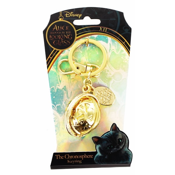 Alice Through the Looking Glass Pewter Key Ring: Chronosphere