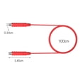 thumbnail image 4 of 6 Pieces Multicoloured Test Wires 20AWG 30VAC 5A Test Leads Test Leads for Sharpla Cables de prueba de prueba, 4 of 8