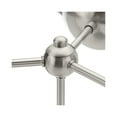 thumbnail image 6 of Atwell Collection Three-Light Brushed Nickel Mid-Century Modern Semi-Flush Mount, 6 of 9
