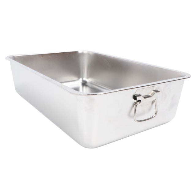 Stainless Steel Cat Litter Box,Metal Cat Litter Box,Stainless Steel Durable Litter Pan for Large or Multiple Cats