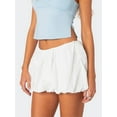 thumbnail image 5 of ZAXARRA Women Bubble Skirt High Elastic Waist Ruffle Flared Mini Skirts Pleated Balloon Short Skirts, 5 of 9