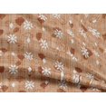 thumbnail image 4 of oneOone Rayon Peach Fabric Floral & Texture Sewing Craft Projects Fabric Prints By Yard 56 Inch Wide, 4 of 5