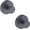 Gray, variant on Suction Cup Hooks 2-Pack, Silver, Removable Towel Hook with Vacuum Seal for Bathroom Shower Glass Door Wall, Holds 15 lbs, No Drill Needed.