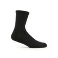 thumbnail image 3 of Fruit of the Loom Men's All Day Comfort Mid Ankle Socks, Black, Sizes 6-12 (6-Pack), 3 of 4