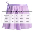 thumbnail image 2 of uublik Girls Mini Skirt Black Dance Skirt Chiffon Kids Ballet Wrap Skirts Size 5T-13, 2 of 2