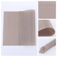 thumbnail image 2 of Unique Bargains Rustic Placemats Set of 6 Placemats for Dining Table Decor Khaki 18x12in, 2 of 7