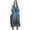 Blue/White, variant on RADANYA Womens Loose Kaftan Beachwear Swimwear Bikini Cover-Up Beach Dress - Blue