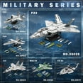 thumbnail image 5 of F-22 Fighter Jet Building Sets for Adults, Military Raptor Fighter Display Model 33020, Technical Military Plane Collectible Set, 5 of 7