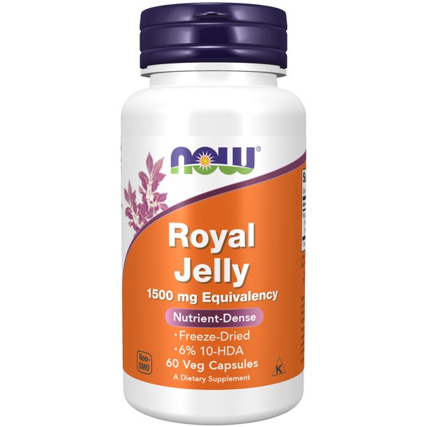 NOW Supplements, Royal Jelly 1500 mg with 10HDA (HydroxyDDecenoic