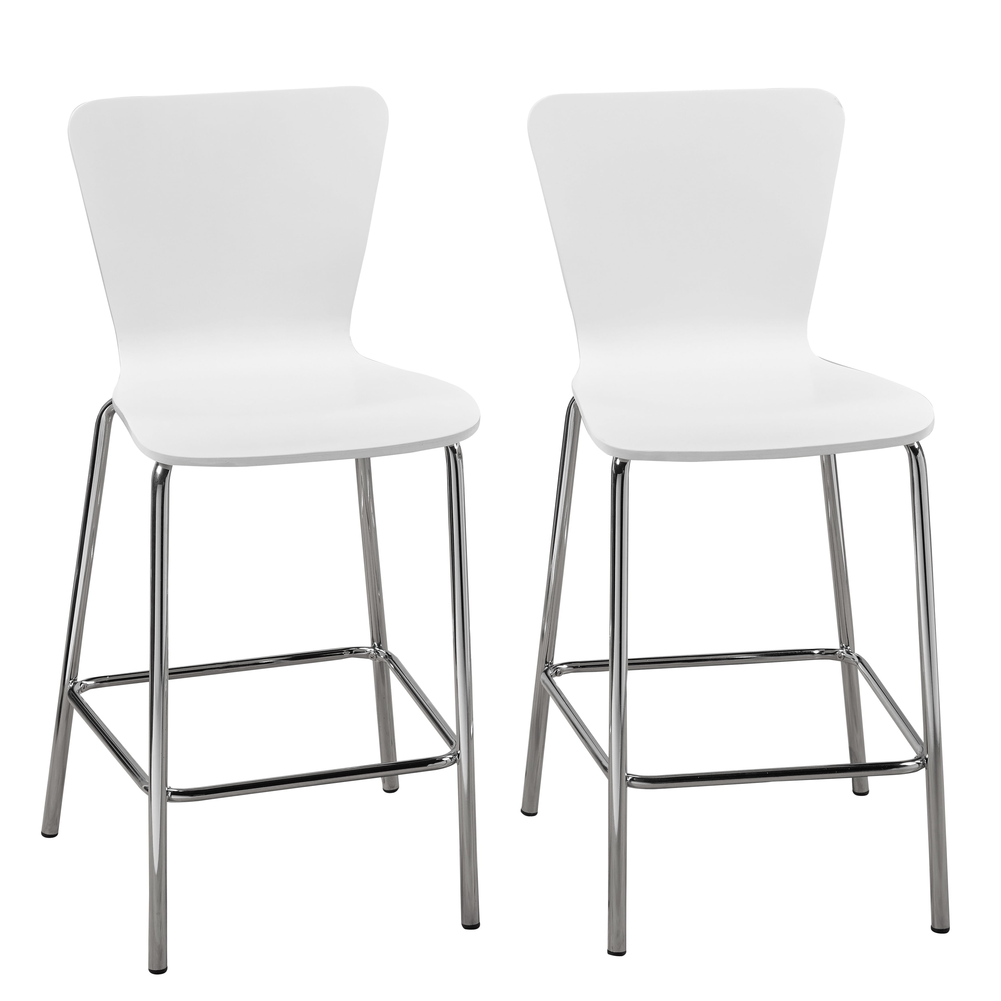 Pisa Counter Height Stool, 24", Set of 2, Multiple Colors