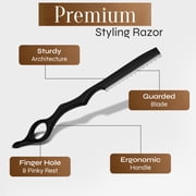 Facón Professional Hair Styling Thinning Texturizing Cutting Feather Razor + 10 Replacement Blades