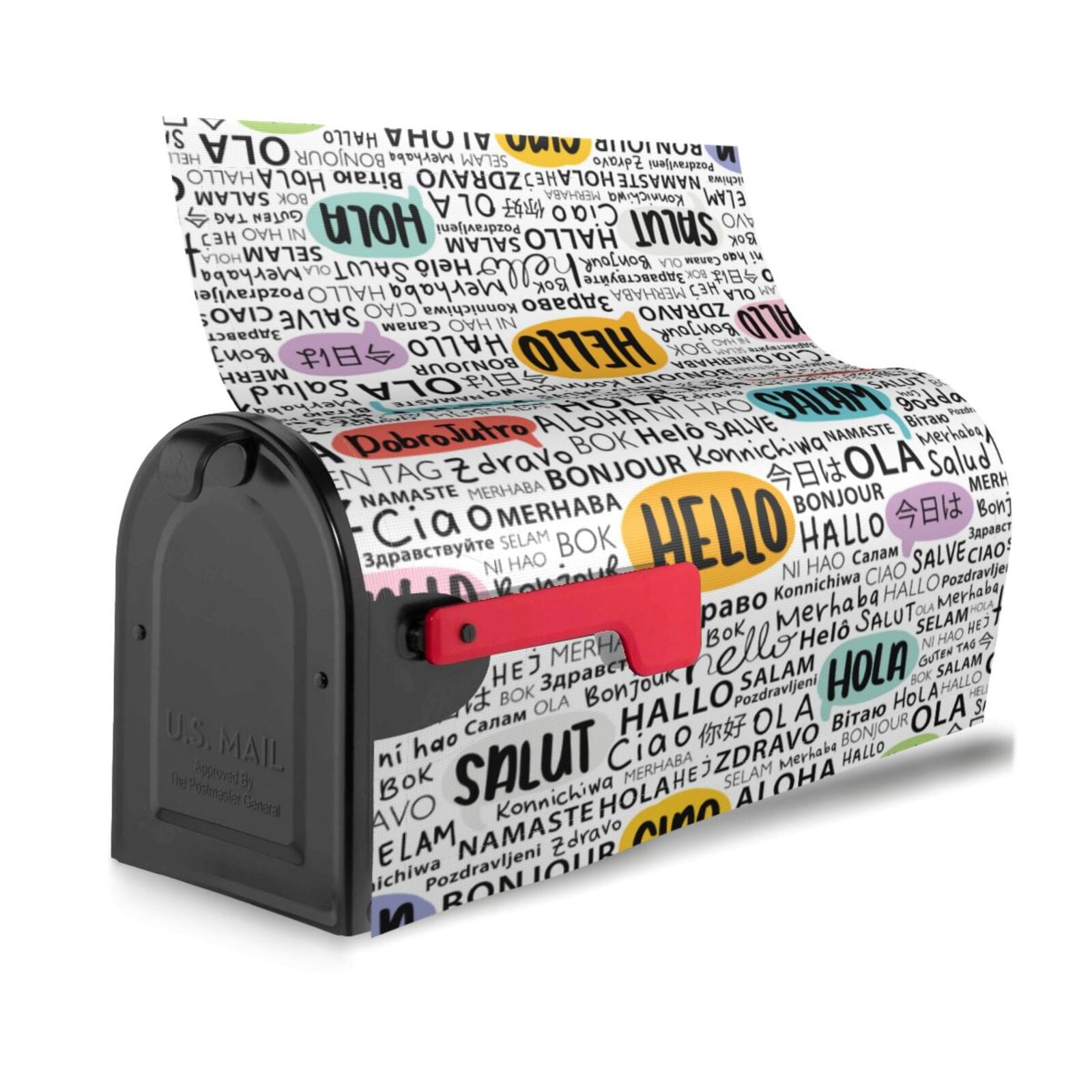 Kdxio Magnetic Mailbox Cover 21x18 in Mailbox Cover Outdoor Decoration Holiday Mailbox Covers for Home Garden Yard-21x18 in