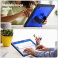 thumbnail image 6 of for Samsung Galaxy Tab A9 Plus 11.0" 2023 Case with Adjustable Hand Strap, Heavy Duty Shockproof Protective Cover with Rotating Stand, Shoulder Strap, Pencil Holder Tablet Case, Darkblue, 6 of 11
