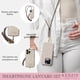 thumbnail image 2 of Juego de cordones para smartphone KEDZIE de piel vegana, color gris, 2 of 7