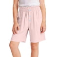 thumbnail image 2 of Zpanxa Girls Polyester Pants Solid Color High Waisted Loose Fit Wide Leg Pleated Style 7-8 Years, 2 of 6