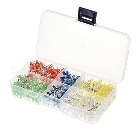 

Uxcell 3mm Cylinder Head LED Light Emitting Diode Bulbs Set 5 Colors 500 Pack