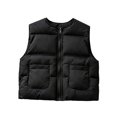 thumbnail image 4 of StSilkitty Puffer Vest for Boys Girls Zip up Sleeveless Crewneck Jacket Vests Fall Winter Lightweight Outdoor Warm Coats, 4 of 6