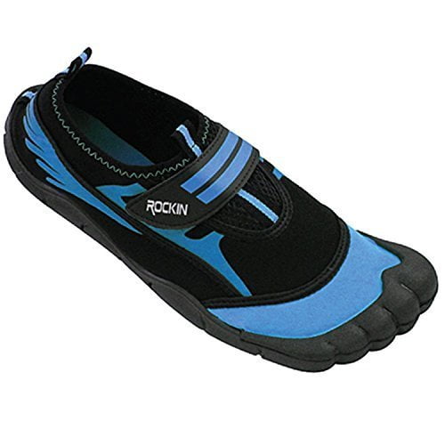 Rockin Rockin Footwear Womens Aqua Foot Water Shoes (9, Blue