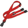 thumbnail image 4 of Adjustable Length Lanyard with "No-Twist" Wide Plastic Hook - Safety Breakaway Badge Holder - Metal Free Lanyards by Specialist ID (Red), 4 of 4