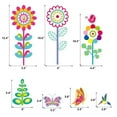 spring window cling 9 Sheets Spring Window Decals Static Window