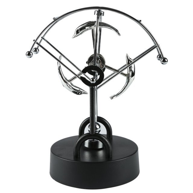 Modelo De Movimiento Perpetuo, Decoración Artística, Dispositivo De Movimiento Oscilante Electrónico, Decoración De Escritorio De Movimiento Perpetuo sonducket FN007439-02