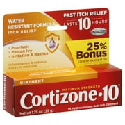 Cortizone-10 Maximum Strength Water Resistant Itch Relief Ointment, 1.25 oz