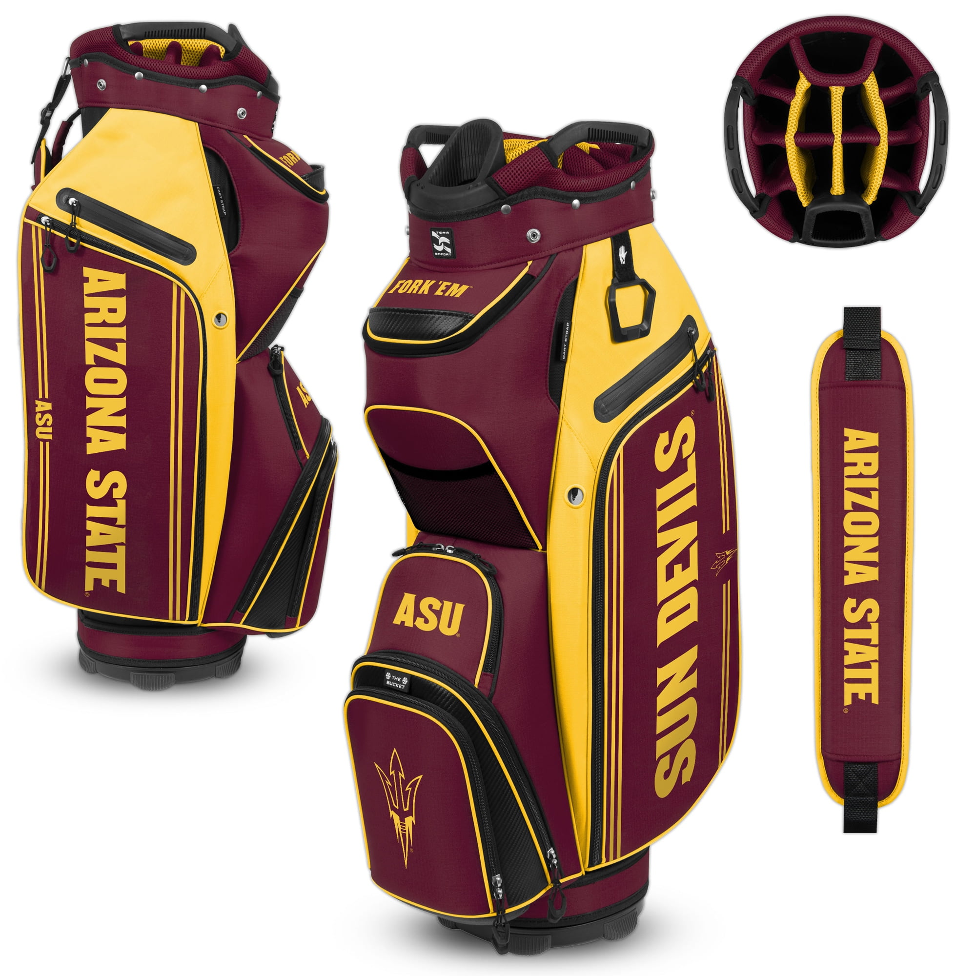 WinCraft Arizona State Sun Devils Bucket III Cooler Cart Golf Bag