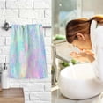 thumbnail image 7 of GZHJMY Colorful Print Hand Towels Set of 2, Highly Absorbent Soft Cotton Face Towels Bathroom Decorative Towel for Beach Gym Spa Shower, 16x28In Washcloths, 7 of 7